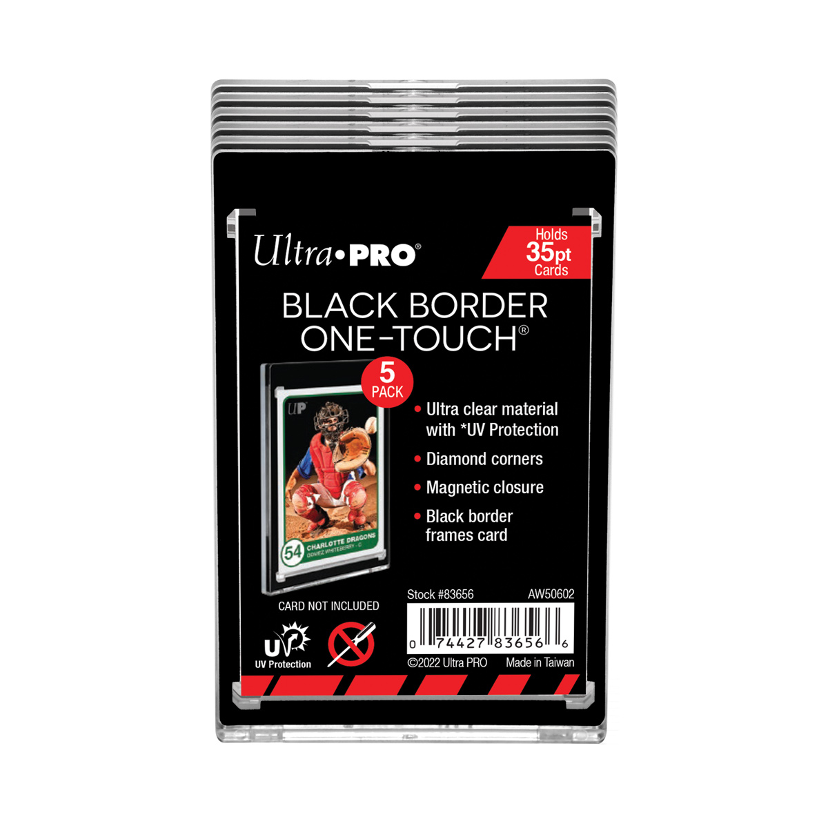 Holder, 35pt Black Border (5ct)